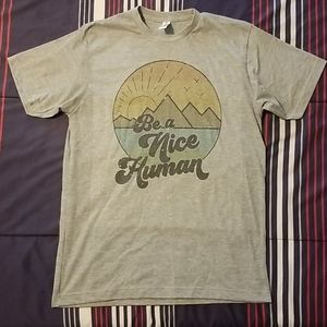 "Be a Nice Human" t-shirt